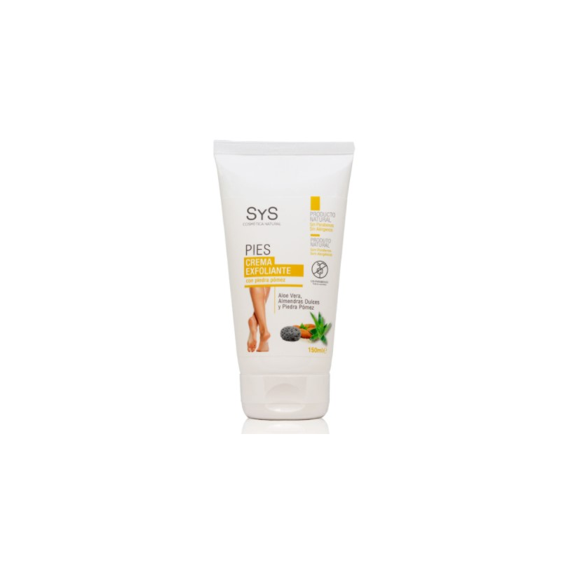 Crema exfoliante pies aloe-almen-pomez 150ml sys