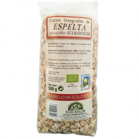 Copos espelta integrales bio 500gr. eco-salim