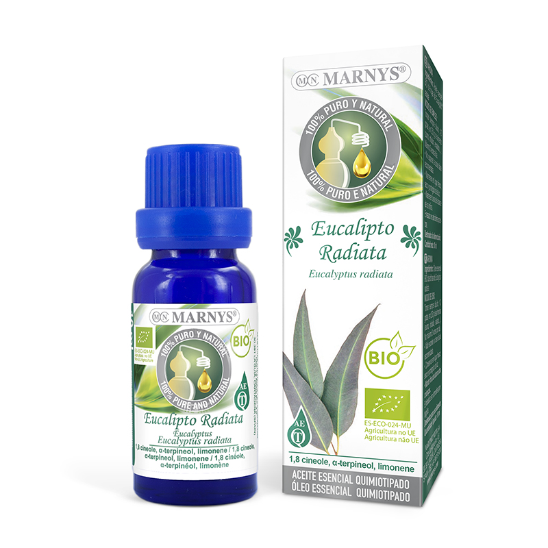 Aceite esencial eucalipto radiata bio 10ml. marnys
