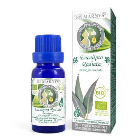 Aceite esencial eucalipto radiata bio 10ml. marnys