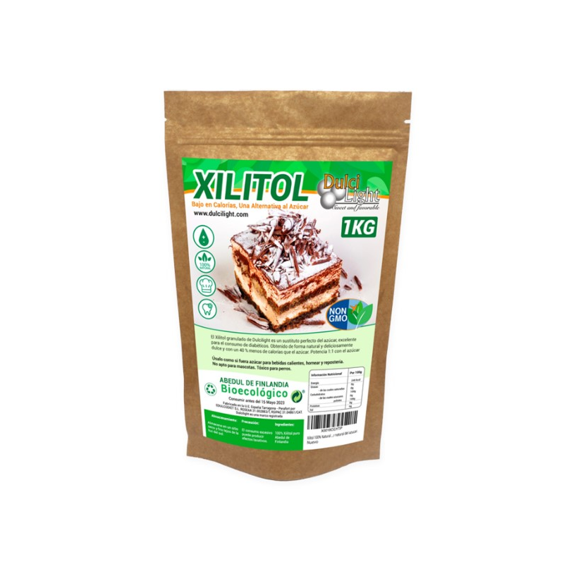 Dulcight xilitol 1kg 100% natural
