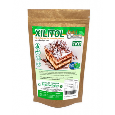 Dulcight xilitol 1kg 100% natural
