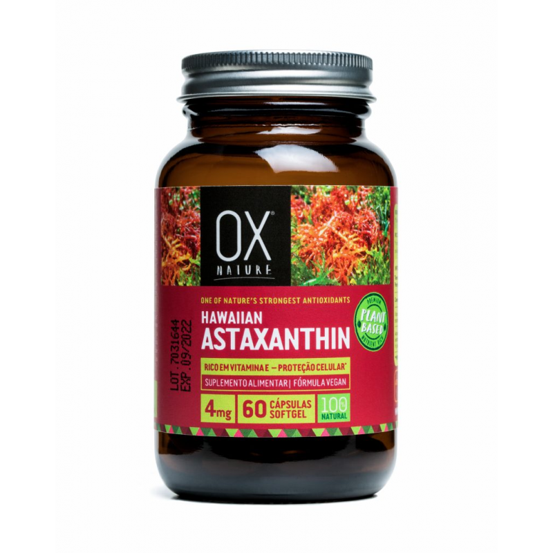 Astaxanthin 60caps 4mg oro de los andes