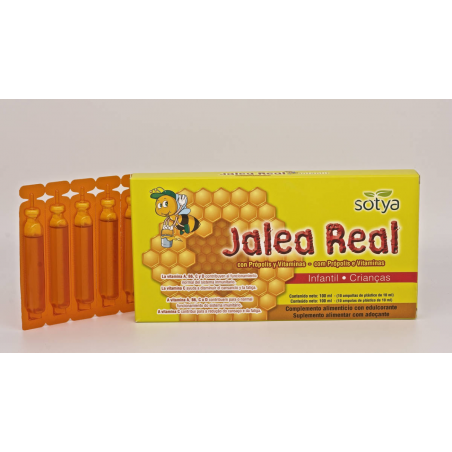 Jalea real propoleo+vitam.infantil 10amp sotya
