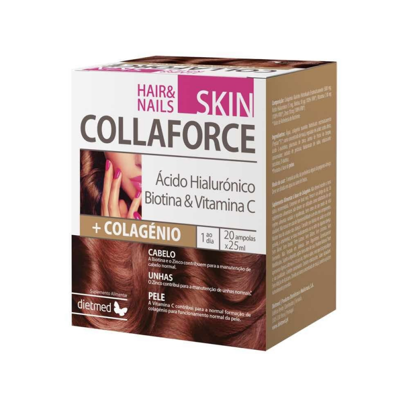Collaforce skin cabello piel y uñas 20amp dietmed