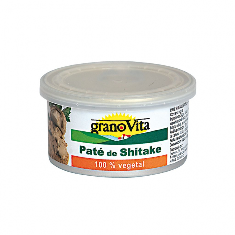 Pate vegetal shiitake 125gr s/g s/l granovita