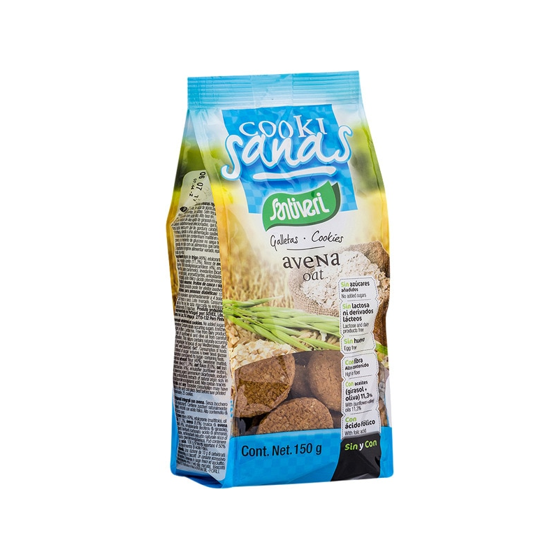Galletas cookisanas avena s/a s/l s/h 150gr santiv
