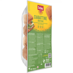 Schar ciabattine chapata rustica int. 200gr s/g
