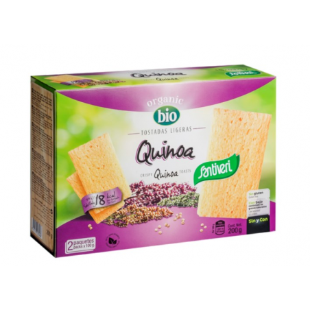Tostadas ligeras quinoa bio 100gr santiveri