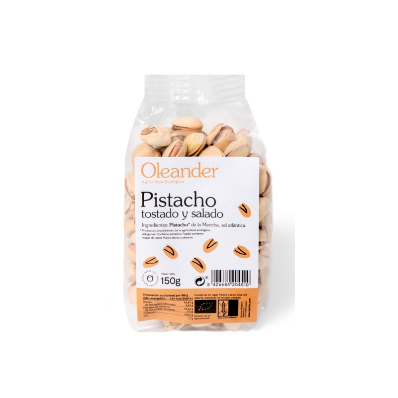 Pistacho tostado salado 150gr oleander