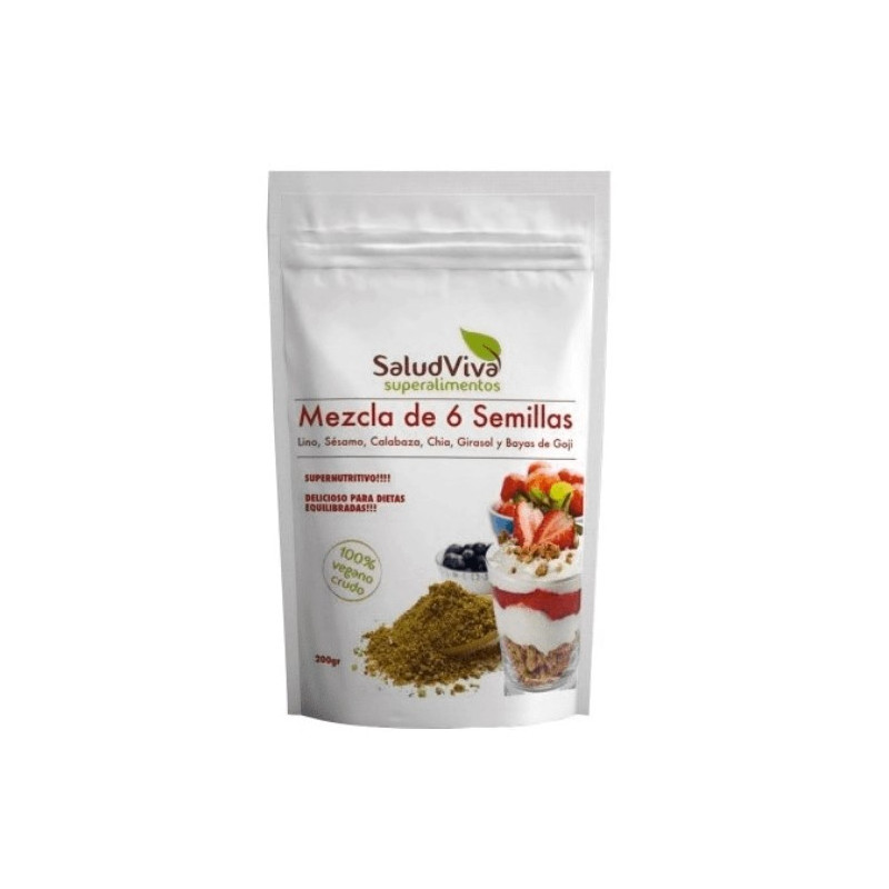 Mezcla 6 semillas 200g salud viva