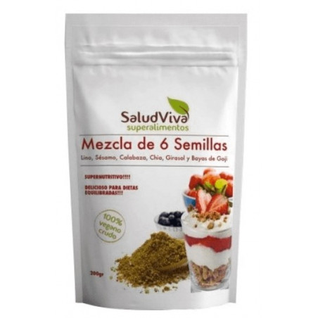 Mezcla 6 semillas 200g salud viva