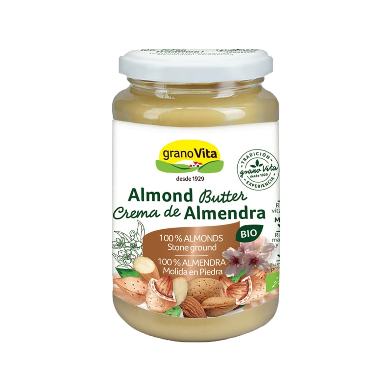 Crema de almendras 350gr bio granovita