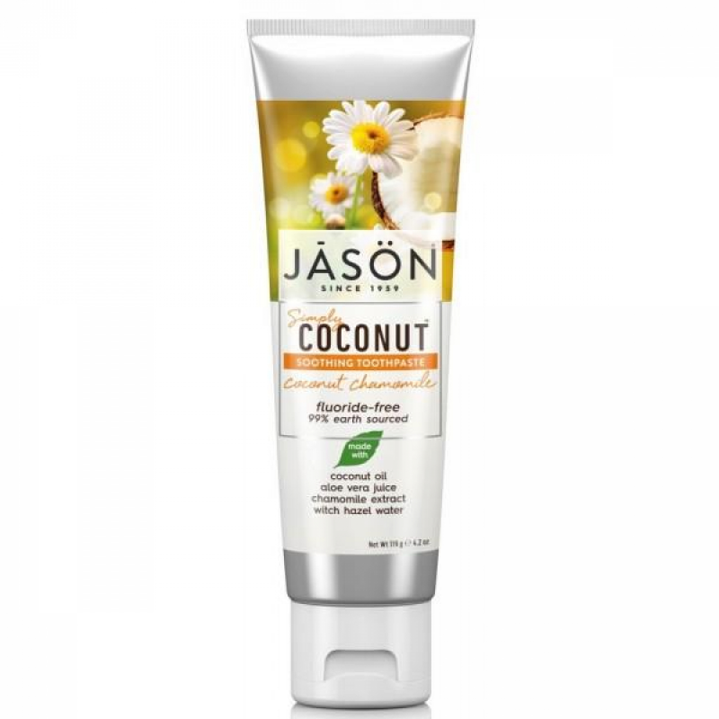 Dentrifico coco-camomila calmante 119gr jason