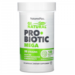 Gi natural probiotic mega 30caps.natures plus