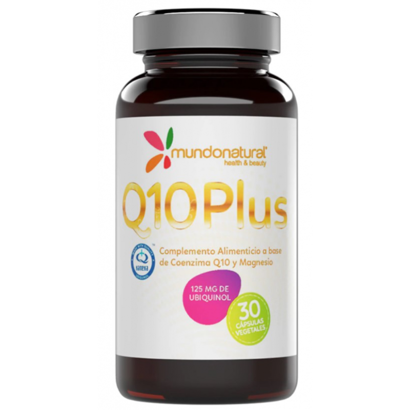 Q10 plus ubiquinol 30caps mundo natural