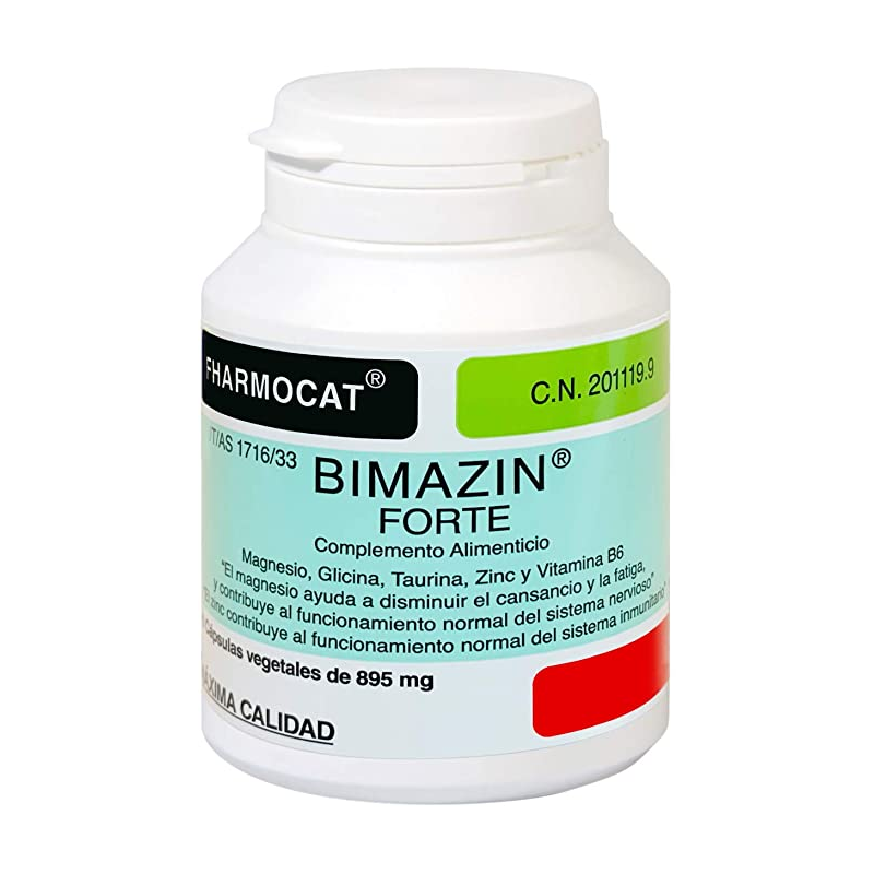 Bimazin forte  ( magnesio+zinc ) 500mg 90caps.