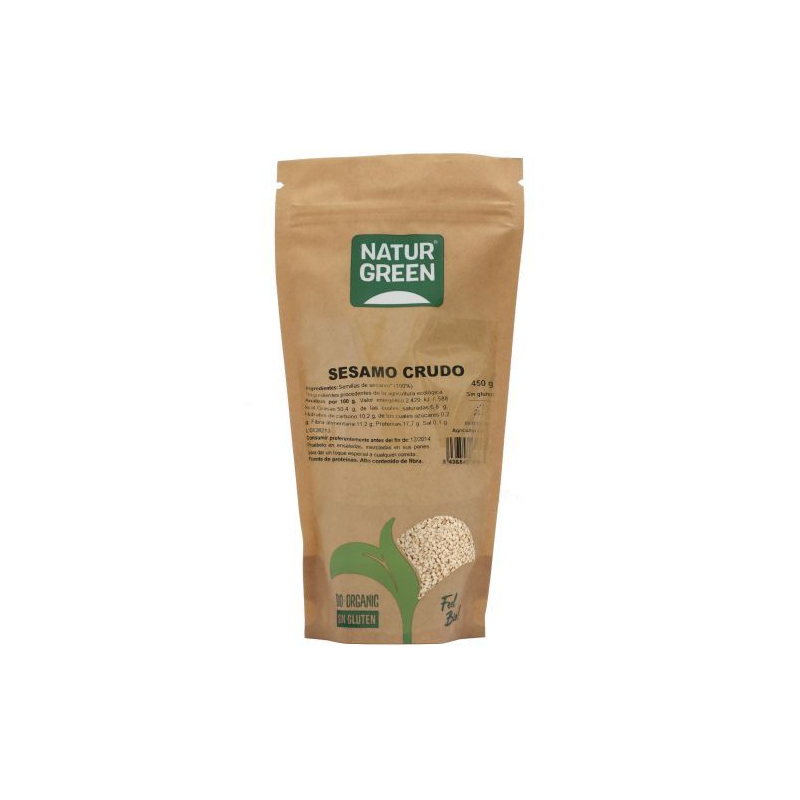 Sesamo crudo 450gr bio s/g naturgreen
