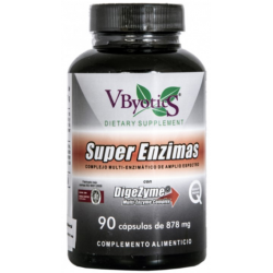 Super enzimas 90caps 868mg vegana vbyotics