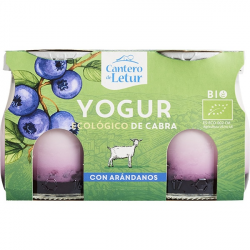 Yogur cabra con arandanos 2x125ml cantero letur