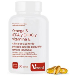 Omega 3 epa-dha y vit. e 60perlas herbora