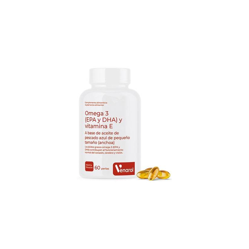 Omega 3 epa-dha y vit. e 60perlas herbora