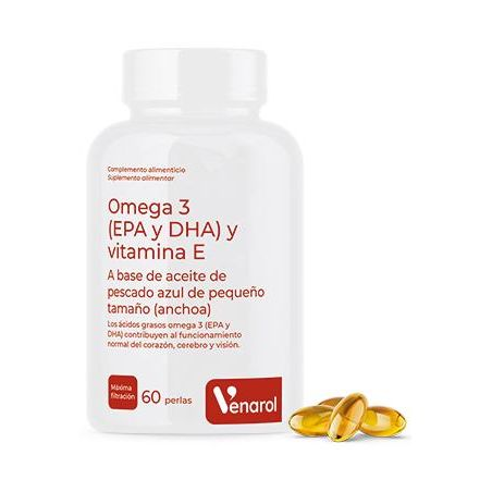 Omega 3 epa-dha y vit. e 60perlas herbora