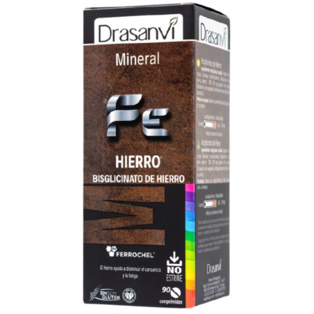Bisglicinato de hierro 90comp. 20mg drasanvi