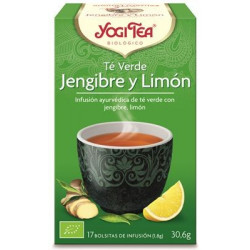Yogi te verde jengibre limon