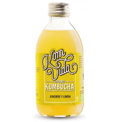 Kombucha jengibre y limon 750ml bio komvida