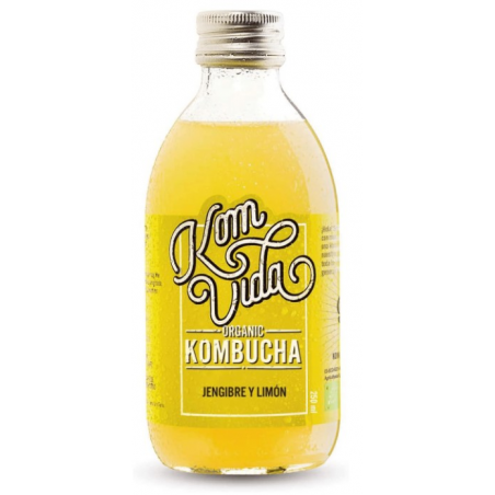 Kombucha jengibre y limon 750ml bio komvida