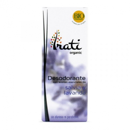 Desodorante spray salvia y lavanda 100ml bio irati
