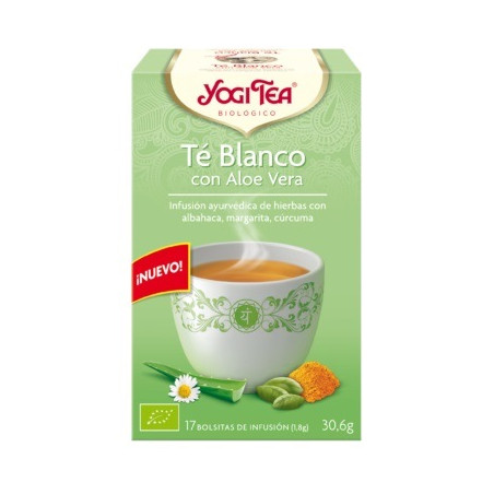 Yogi te blanco+aloe vera 20-f