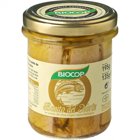 Bonito del norte filetes 195gr biocop