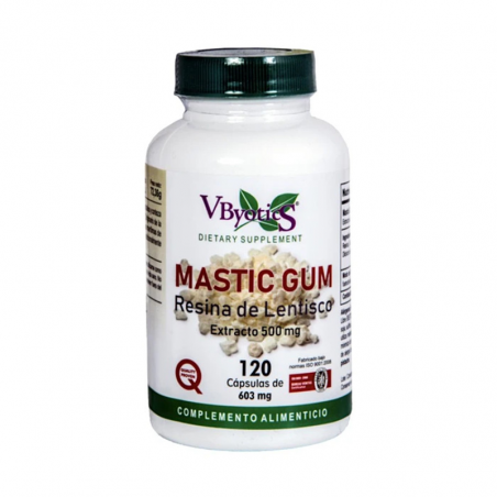 Mastic gum resina lentisco 120cap 500mg vbyotics