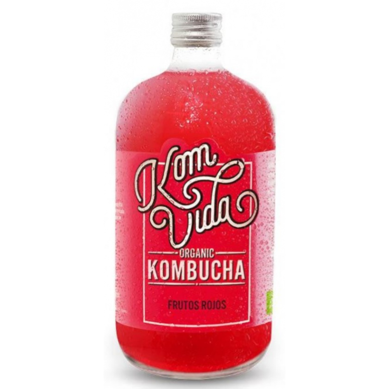 Kombucha frutos rojos 750ml bio(vegan) komvida h/l