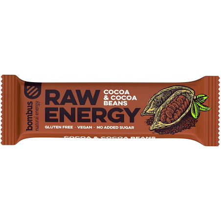 Barrita bombus raw energy cocoa 50g santiveri