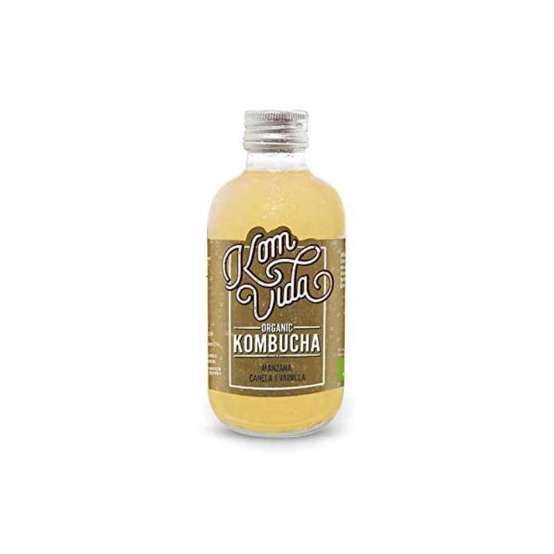 Kombucha manzana, canela y vainilla 250ml bio komv
