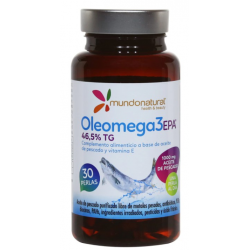Oleomega 3 epa 46,5% tg 30p mundo natural