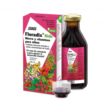 Floradix kids hierro y vitaminas niños 250ml