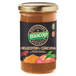 Compota melocoton y curcuma 280gr biocop