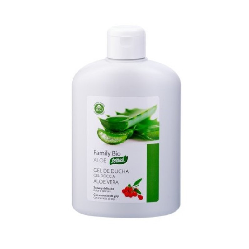 Gel ducha aloe vera family bio santiveri 400ml