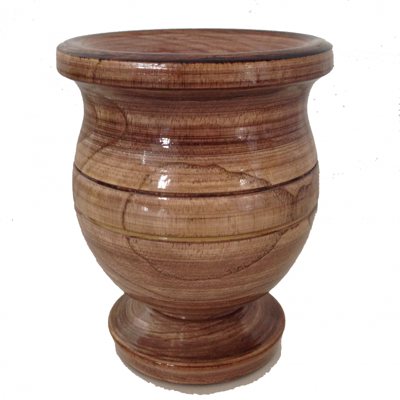 Mate madera lustrada el bagual