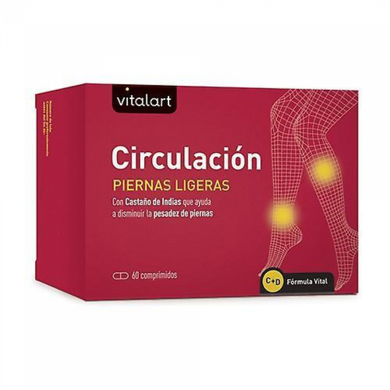 Vitalart circulacion piernas ligeras 60comp