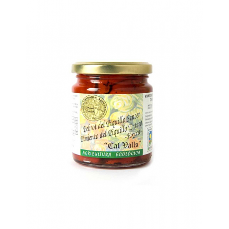 Pimiento piquillo extra entero bio 185gr cal valls