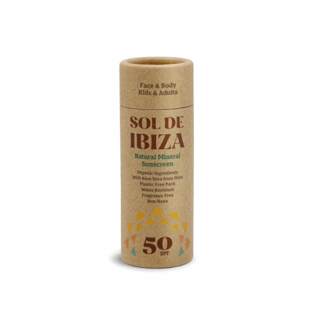 Crema solar spf 50 stick barra 40gr sol de ibiza