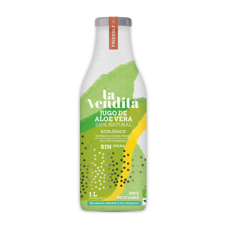 Jugo aloe vera sin pulpa eco 1l la vendita
