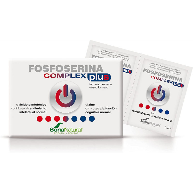 Fosfoserina complex plus 28 sobres soria natural