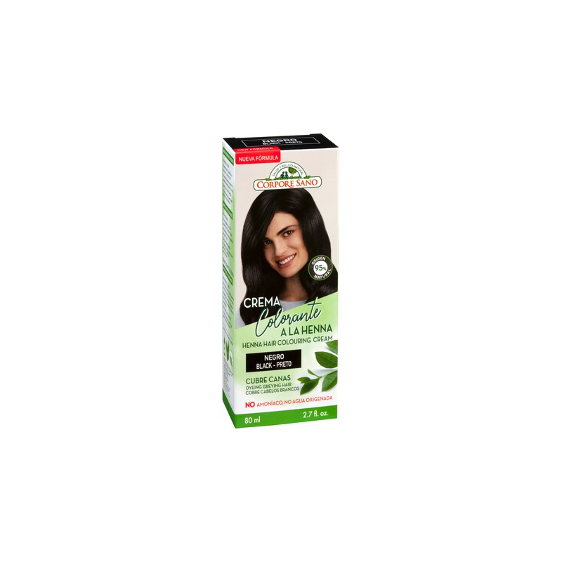 Cubre canas negro 80ml corpore sano