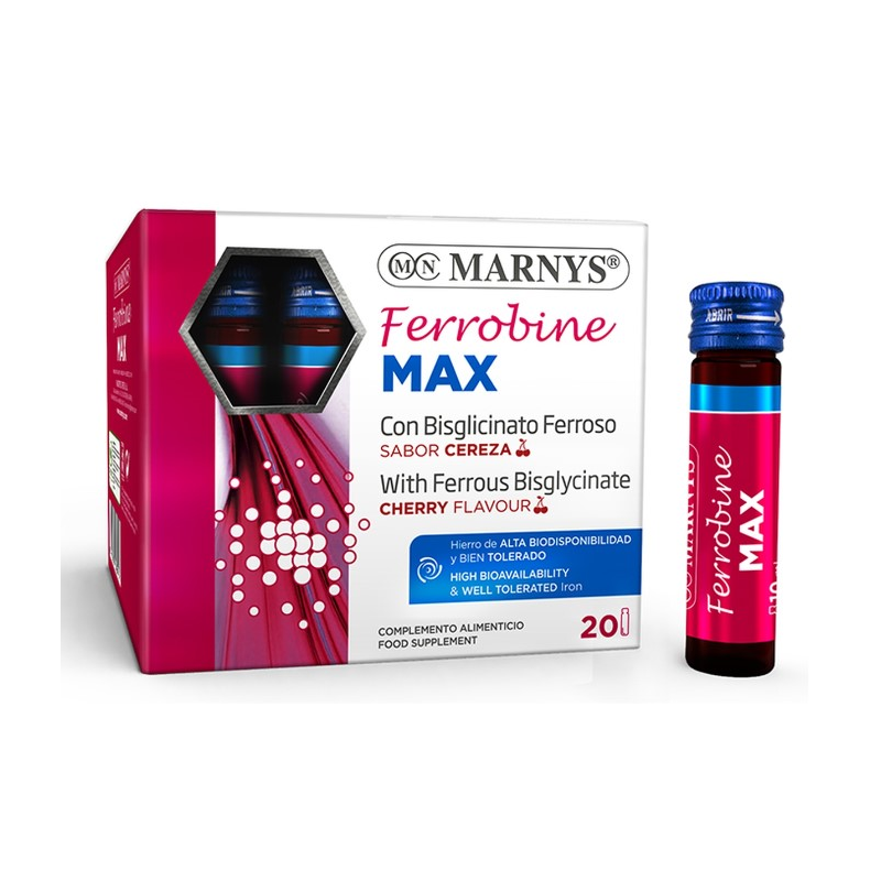 Ferrobine max 20 viales marnys